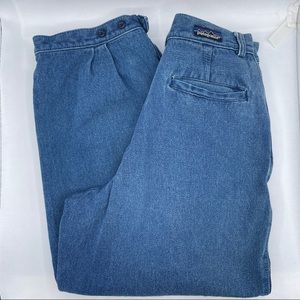 Patagonia Blue & White Vintage Denim Jean Pants